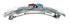 Native American Navajo Turquoise Coral Sterling Silver Hair Barrette JX131019